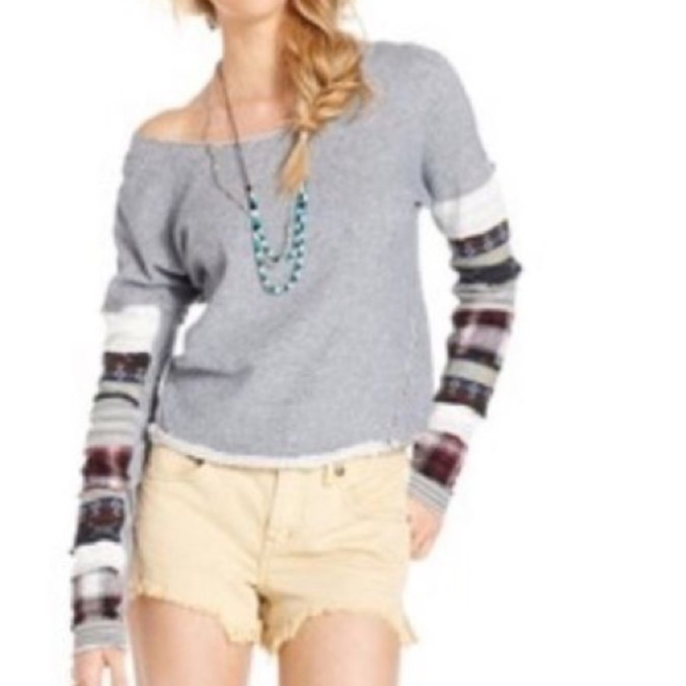 We The Free Free People Patchwork Top XS